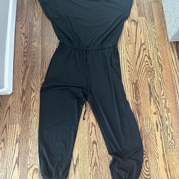 NWT PrettyGarden off shoulder cap Black Women's romper travel outfit - Picture 3 of 6